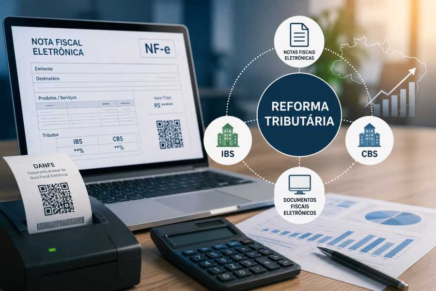 Faturamento na Reforma Tributária: o que muda na emissão de notas fiscais, IBS, CBS e documentos fiscais eletrônicos