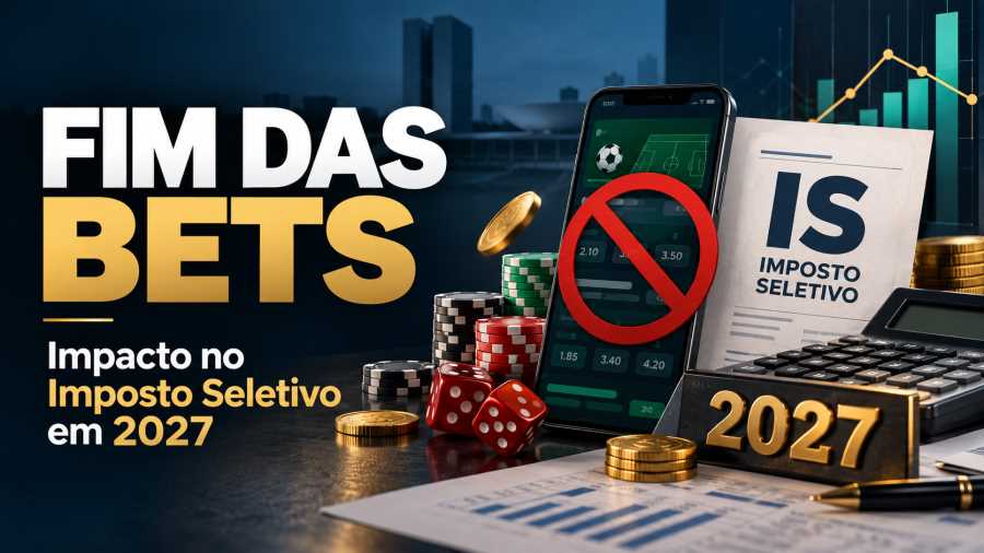 Fim das bets pode mexer na conta do Imposto Seletivo? Entenda o impacto tributário para 2027