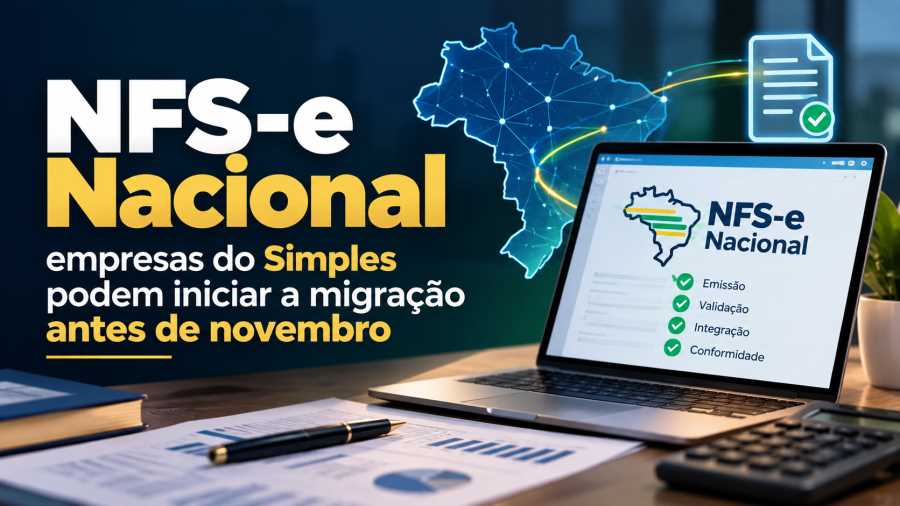 NFS-e Nacional: empresas do Simples podem iniciar a migração antes de novembro; veja o que muda