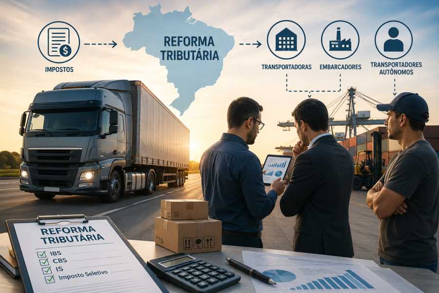 Reforma Tributária no Transporte de Cargas: como as novas regras impactam transportadoras, embarcadores e transportadores autônomos