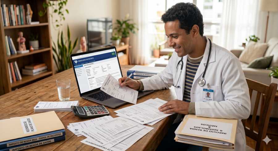 Imposto de Renda 2026: erros com despesas médicas podem travar sua restituição