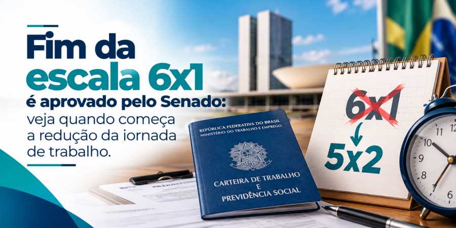 Fim da escala 6x1 é aprovado pelo Senado: veja quando começa a redução da jornada de trabalho