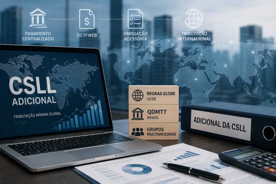 Receita Federal define regras para pagamento unificado do Adicional da CSLL por grupos multinacionais