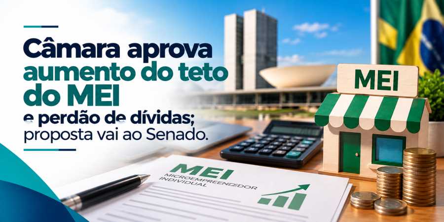 Novo limite do MEI: Câmara aprova teto de R$ 110 mil em 2027, R$ 140 mil em 2028 e perdão de dívidas