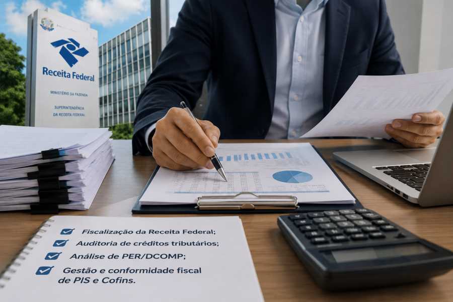 Receita Federal cria equipe especializada para auditar créditos de PIS e Cofins em PER/DCOMP