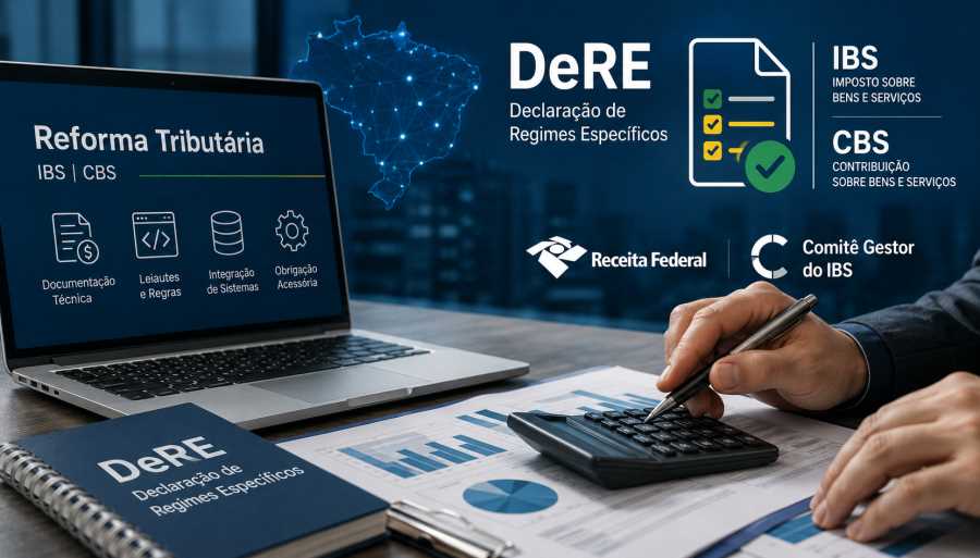 Receita Federal e Comitê Gestor do IBS divulgam documentação oficial da DeRE e iniciam preparação dos contribuintes para a Reforma Tributária