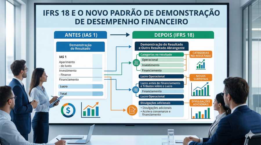 IFRS 18: como o novo padrão de apresentação do desempenho financeiro transforma a controladoria estratégica