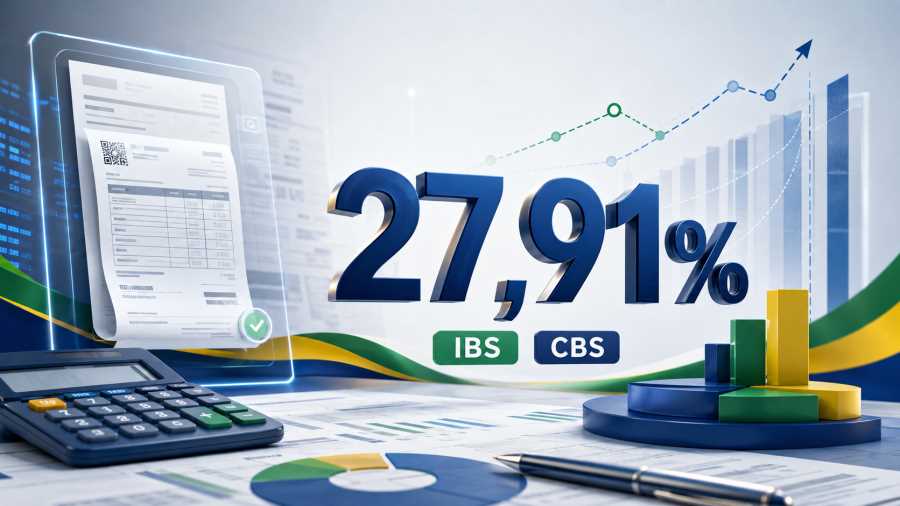 IBS e CBS em 27,91%? Entenda a projeção apresentada na Resolução CGIBS nº 14/2026