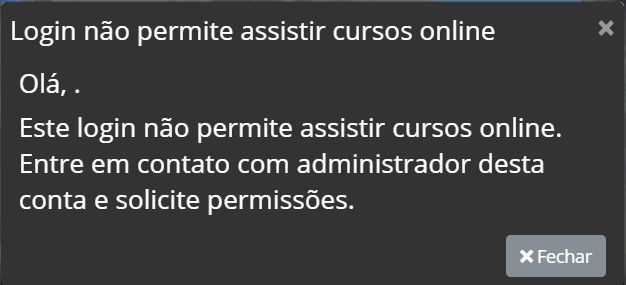 Login sem Permissão?